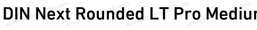 DIN Next Rounded LT Pro Medium字体转换